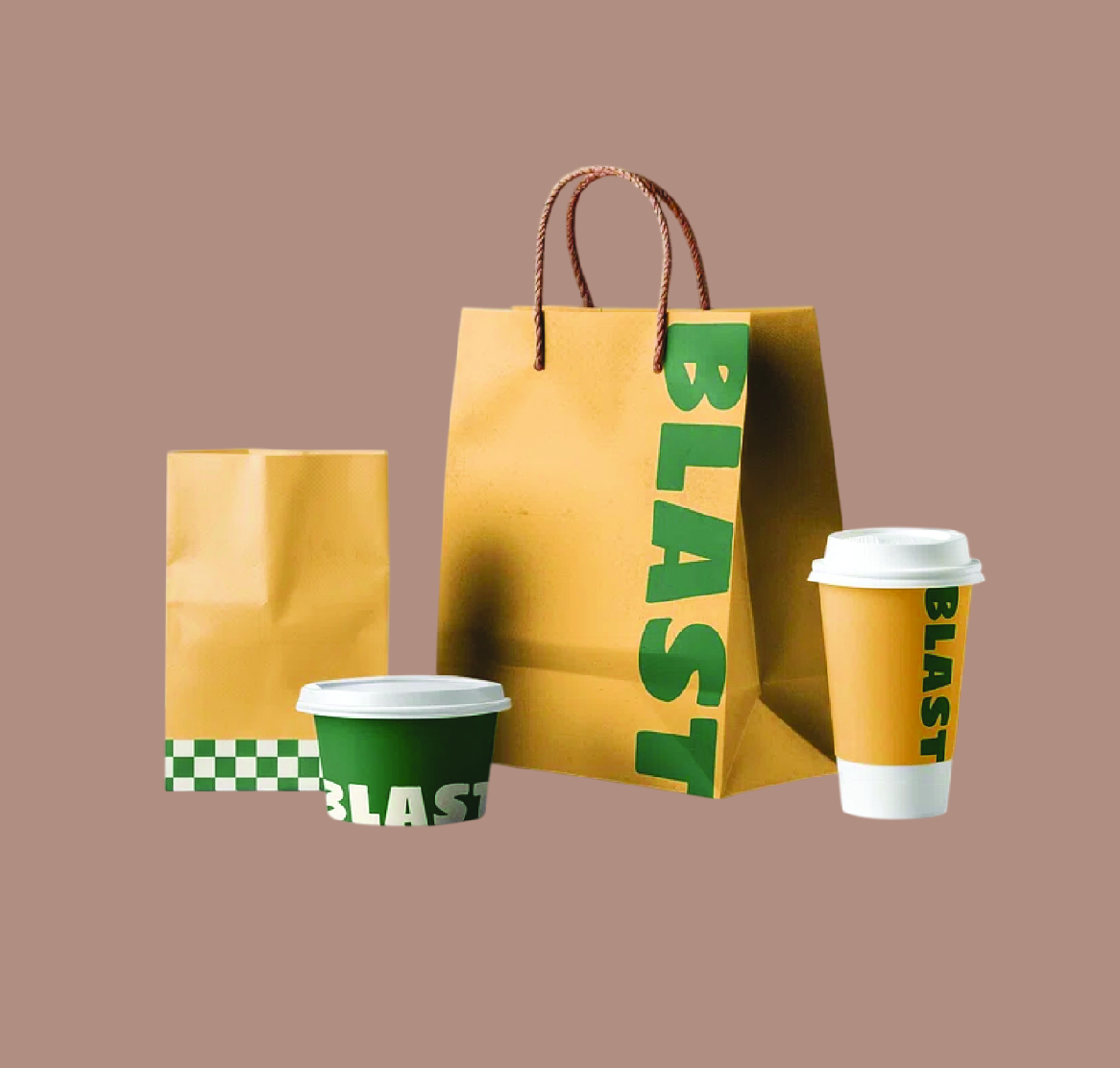 Takeaway-kraft-bags-custom-printed-food-packs-wrapping-papers-On-Global-Packaging